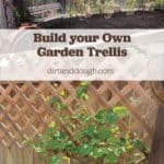 Custom made garden trellis