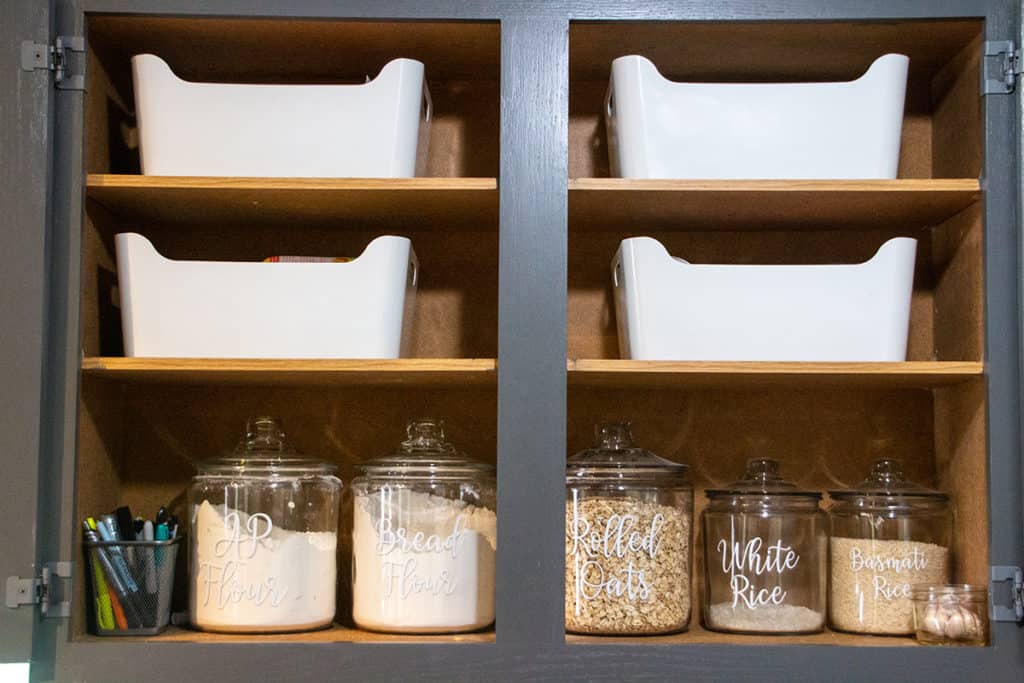 Organize a pantry