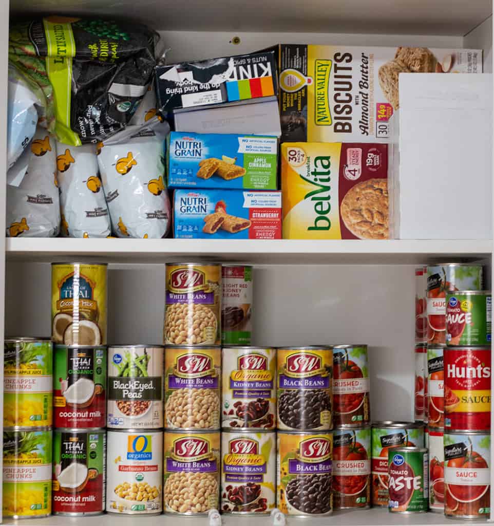 Organize a pantry