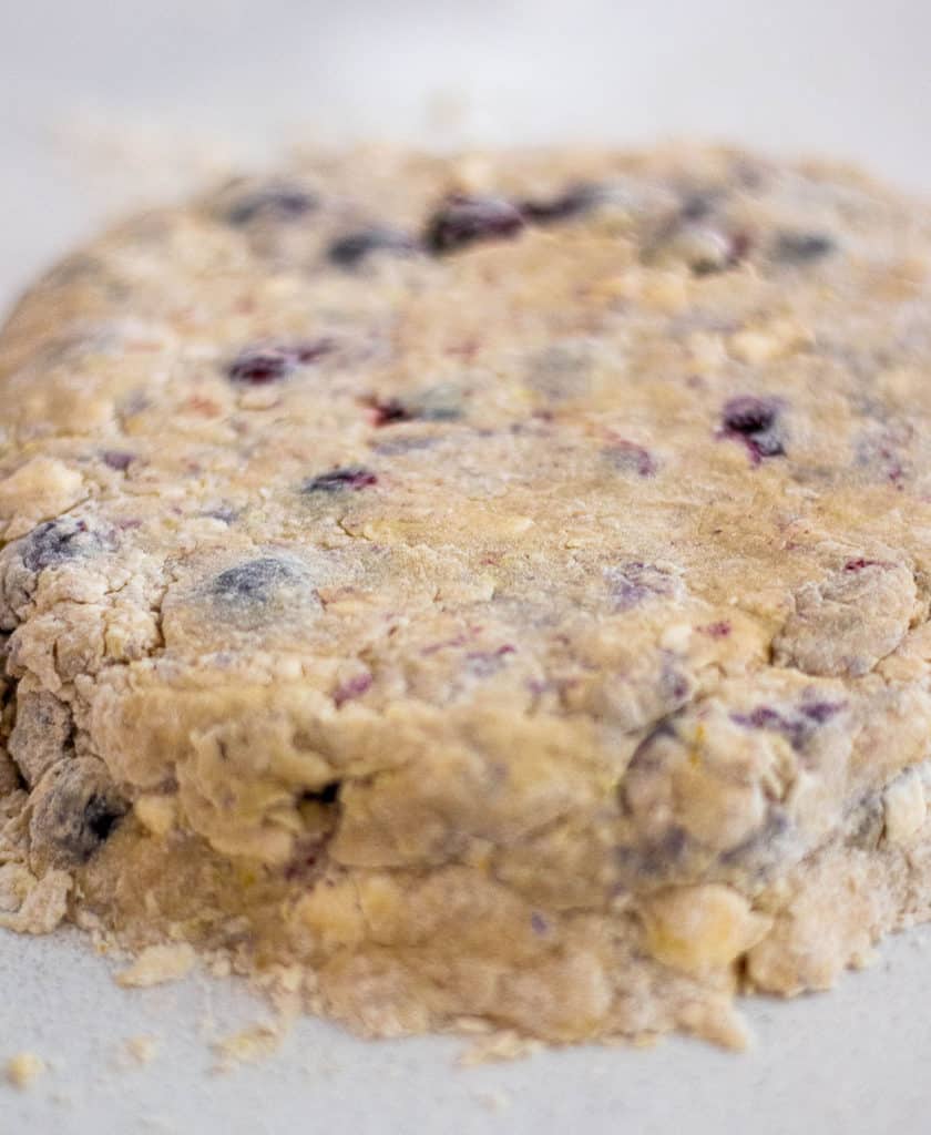 Shaping a disk to make scones