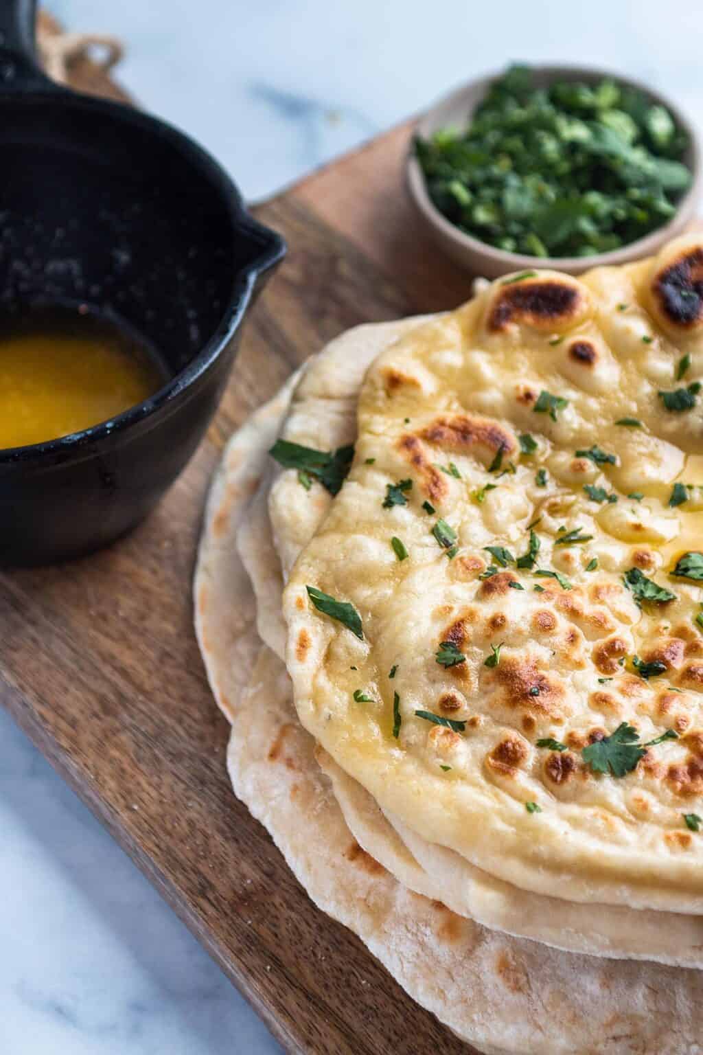 Sourdough Discard Naan - Dirt And Dough