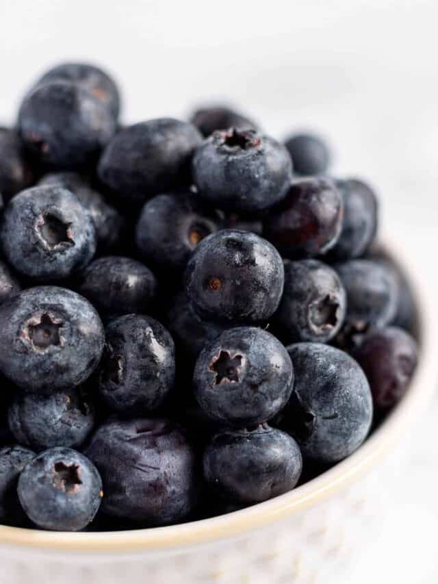 How to freeze fresh blueberries dirt and dough