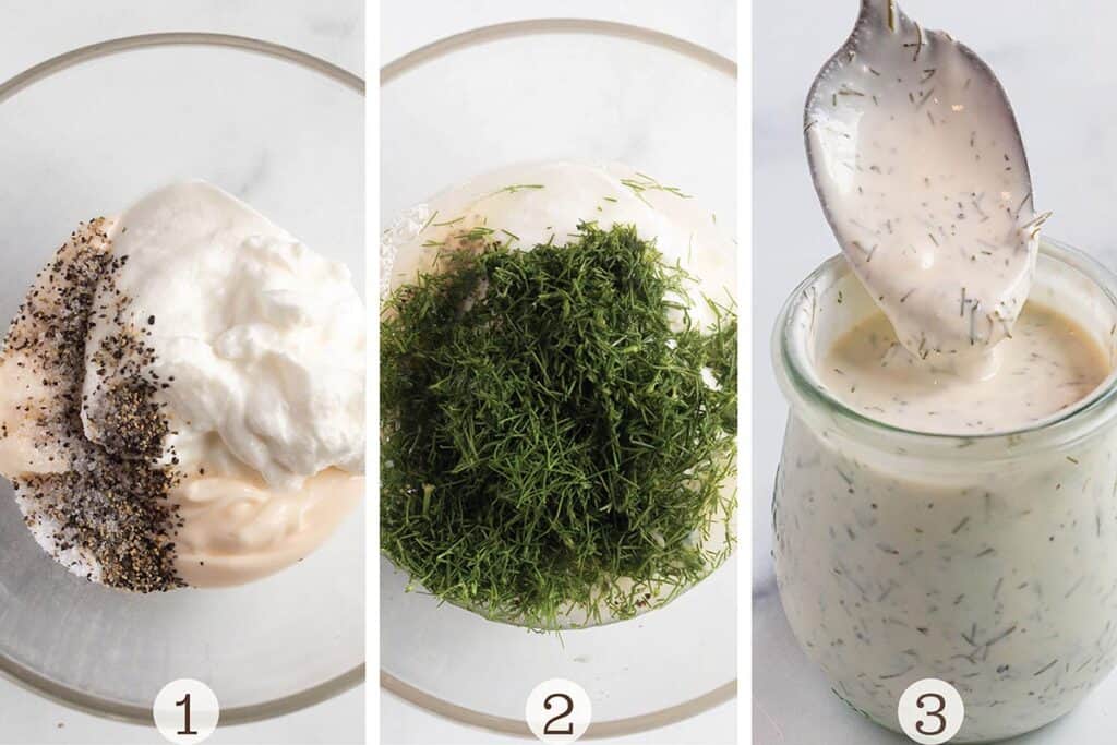 Lemon Dill Sauce - Dirt and Dough