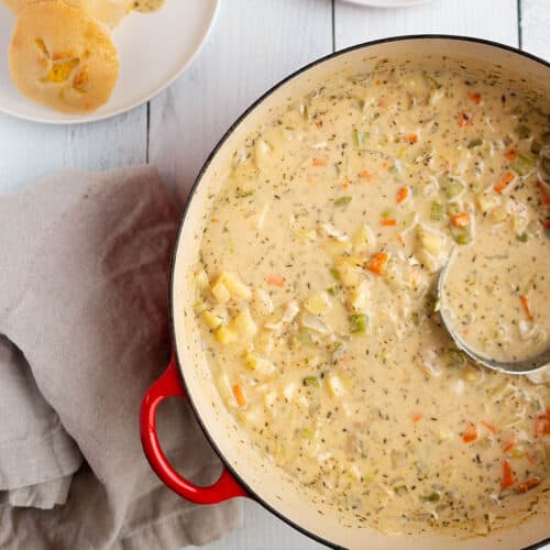 Razor Clam Chowder - Dirt and Dough