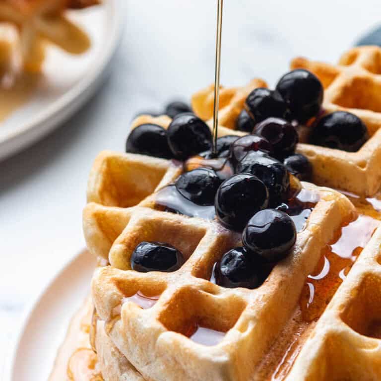 Sourdough Discard Waffles - Dirt and Dough